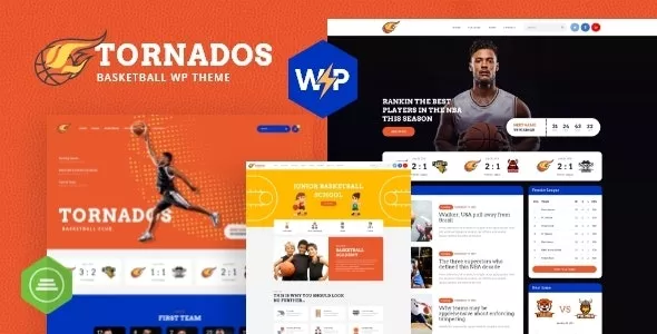 Tornados v1.1.8 - Basketball NBA Team WordPress Theme