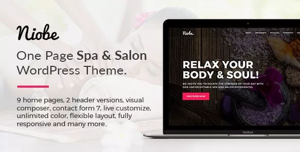 Niobe v1.2.5 - Spa & Salon WordPress Theme