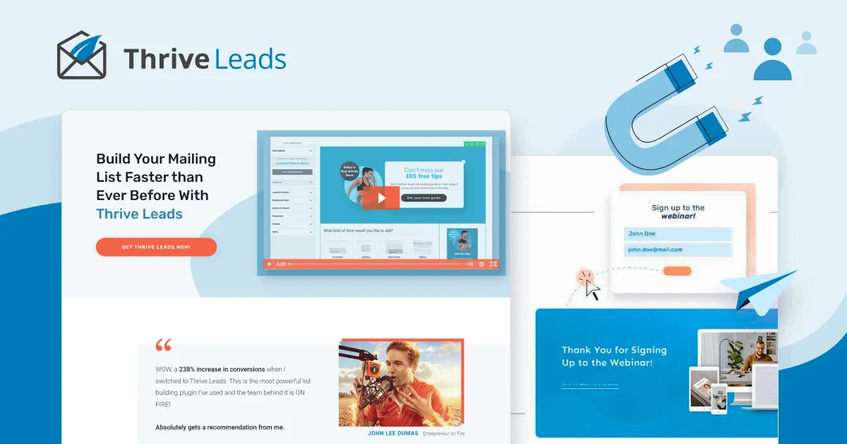 Thrive Leads v3.29 - Ultimate List Building Plugin for WordPress