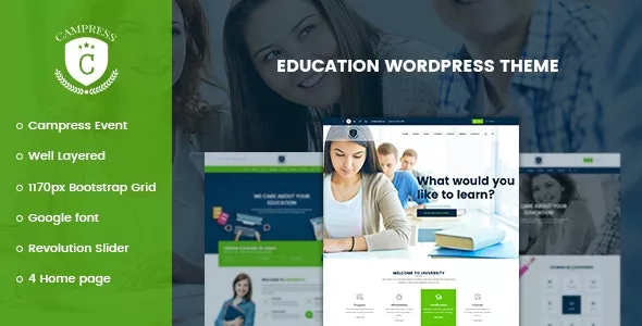 Campress v1.28 - Responsive Education WordPress Theme