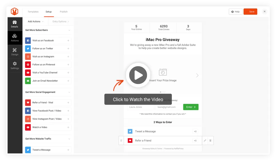 RafflePress Pro v1.12.15 - Best WordPress Giveaway and Contest Plugin