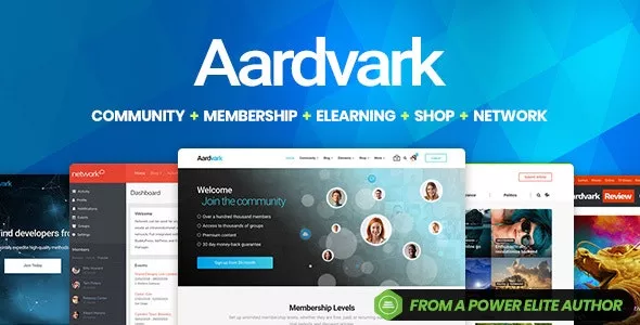 Aardvark v4.51 - Community, Membership, BuddyPress Theme