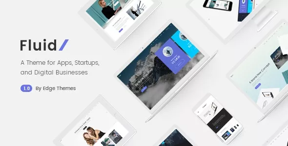 Fluid v1.7 - Startup and App Landing Page Theme