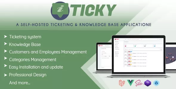 Ticky Helpdesk v1.7.0.9 - Support Ticketing System & Knowledge Base