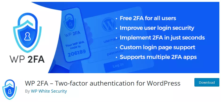WP 2FA Premium v2.6.4 - Two-factor Authentication for WordPress
