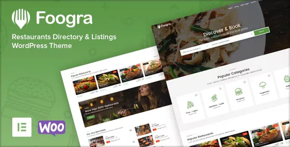 Foogra v1.0.20 - Restaurants Directory & Listings WordPress Theme