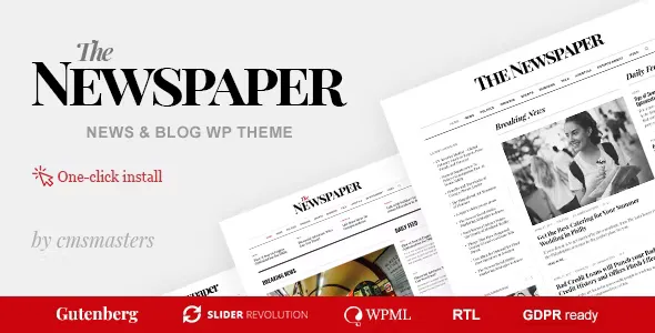 The Newspaper v1.1.9 - Magazine Editorial WordPress Theme