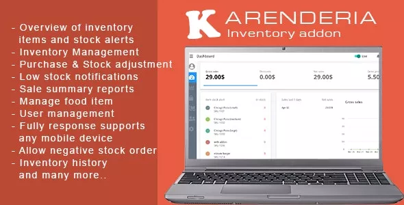 Karenderia Inventory Addon