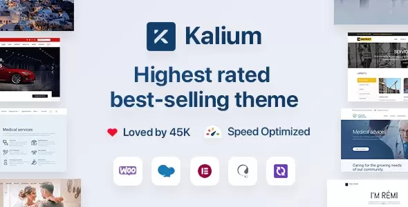 Kalium v3.14.1 - Creative WordPress Theme for Professionals