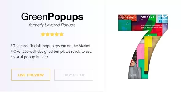 Green Popups v7.49 - Popup Plugin for WordPress