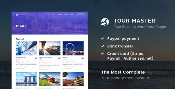 Tour Master v5.2.7 - Tour Booking, Travel, Hotel