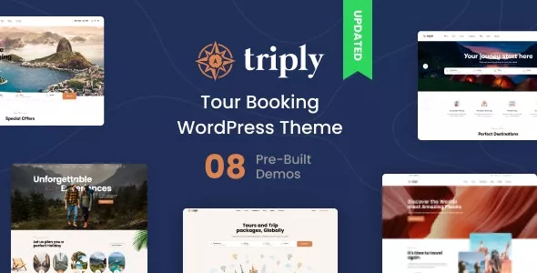 Triply v2.3.6 - Tour Booking WordPress Theme