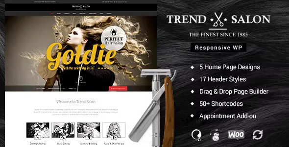 Trend Salon WordPress Theme v2.8
