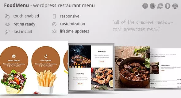 FoodMenu v1.20 - WP Creative Restaurant Menu Showcase WooCommerce