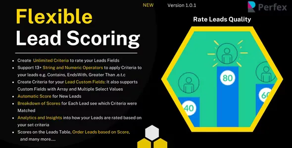 Flexible Lead Scoring and Lead Rating Module for Perfex v1.0.1