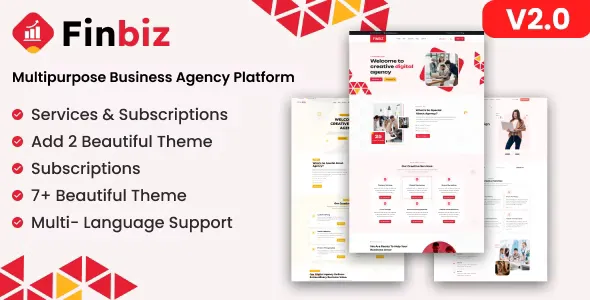 FinBiz v2.0 - Multipurpose Business Agency Platform