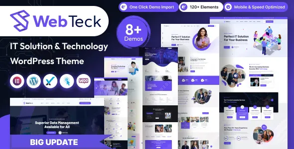 Webteck - IT Solution and Technology WordPress Theme