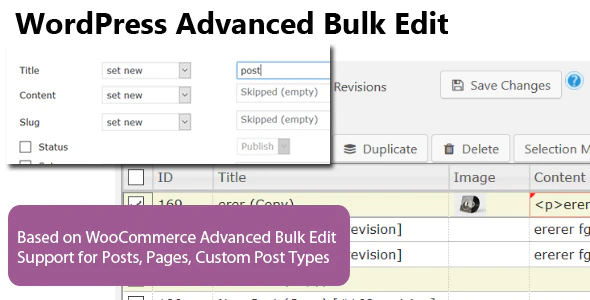 WordPress Advanced Bulk Edit v1.3.1