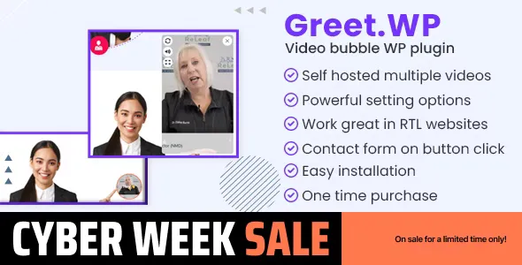 Greet.wp v1.4.7 - Video Bubble WordPress Plugin