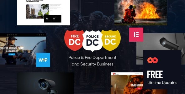 Police & Fire Department and Security Business WordPress Theme v2.0