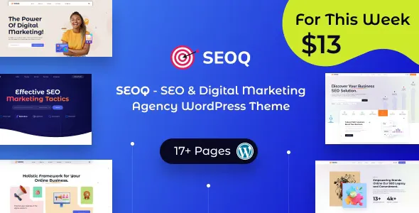 SEOQ v1.0.5 - SEO & Digital Marketing Agency WordPress Theme