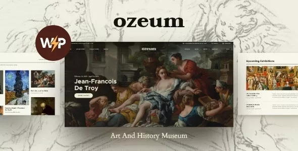 Ozeum v1.2.2 - Modern Art Gallery and Creative Online Museum WordPress Theme + RTL