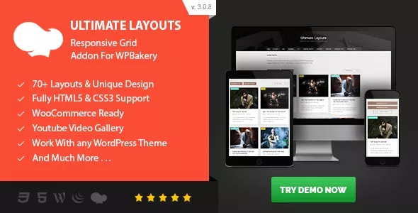 Ultimate Layouts v3.0.8 - Responsive Grid & Youtube Video Gallery