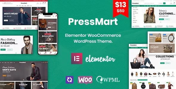 PressMart v1.2.4 - Modern Elementor WooCommerce WordPress Theme