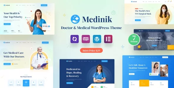 Medinik v1.3.3 - Doctor & Medical WordPress Theme