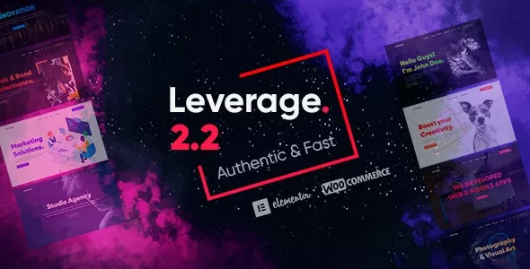 Leverage v2.2.6 - Agency and Portfolio WordPress Theme