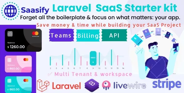 Saasify v2.0 - Advance Laravel SaaS Starter Kit