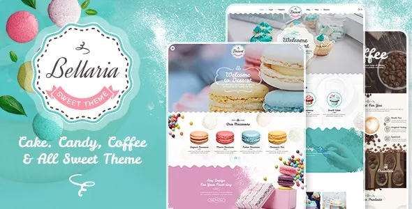 Bellaria v1.1.5 - A Delicious Cakes and Bakery WordPress Theme