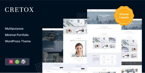 Cretox v3.0.0 - Multipurpose Minimal Portfolio WordPress Theme