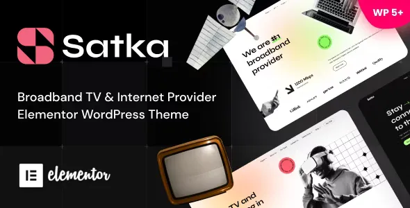 Satka v1.08 - Satellite TV & Internet Provider WordPress Theme