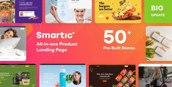 Smartic v2.1.1 - Product Landing Page WooCommerce Theme