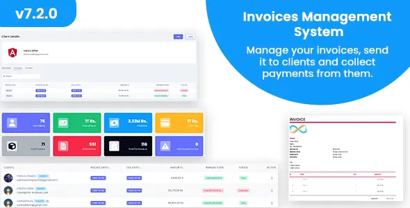 Invoices v7.2.0 - Laravel Invoice Management System - Billing Management - Invoice