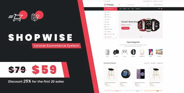 Shopwise v1.39.1 - Laravel Ecommerce Multilingual System