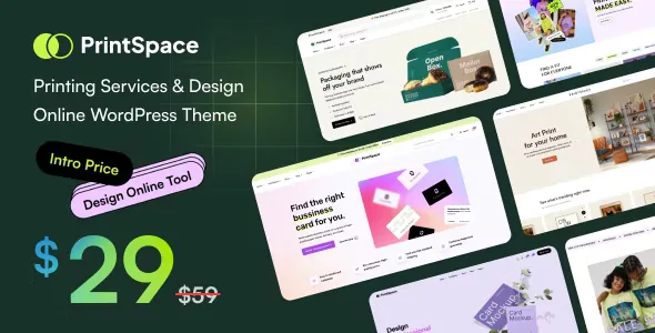 PrintSpace v1.0.8 - Printing Services & Design Online WooCommerce WordPress Theme