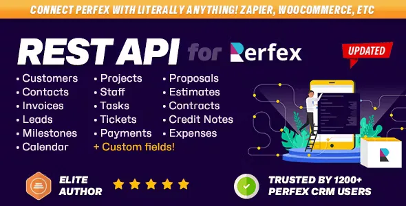 REST API Module for Perfex CRM v2.0.3 - Connect Your Perfex CRM with Third Party Applications