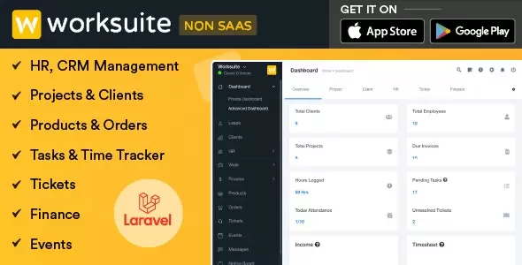 WORKSUITE v5.4.03 - HR, CRM and Project Management