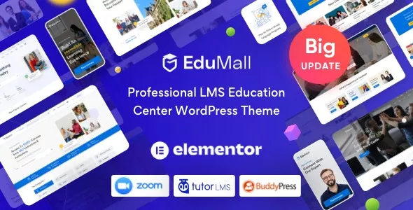 EduMall v3.9.4 - Professional LMS Education Center WordPress Theme