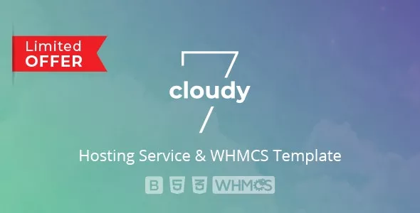 Cloudy 7 v2.1 - Hosting Service & WHMCS Template