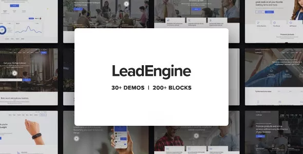 LeadEngine v4.7 - Multi-Purpose WordPress Theme with Page Builder