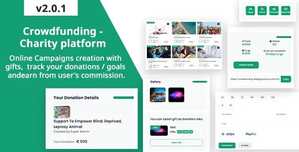 Crowdfunding v2.0.1 - Fund Raising Platform / Charity / Donation