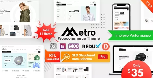 Metro v2.9 - Minimal WooCommerce WordPress Theme