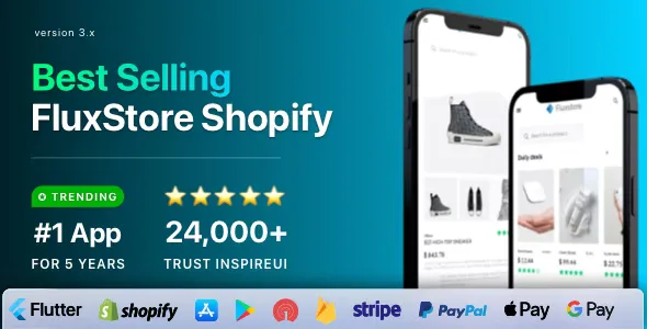 FluxStore Shopify v3.16.8 - The Best Flutter E-commerce App