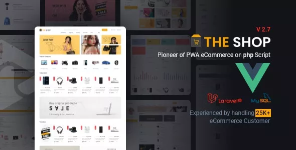 The Shop v2.7 - PWA eCommerce CMS