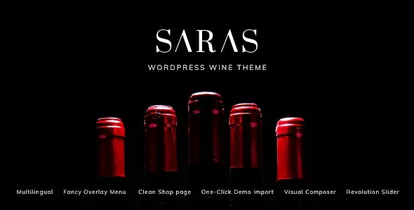 Saras v1.8 - Wine WordPress Theme