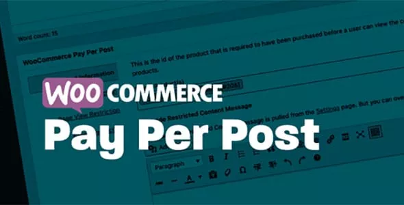 Pay for Post with WooCommerce Premium v3.0.6