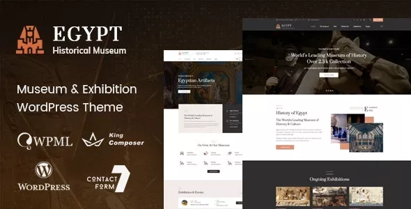 Egypt v2.1 - Museum & Exhibition WordPress Theme